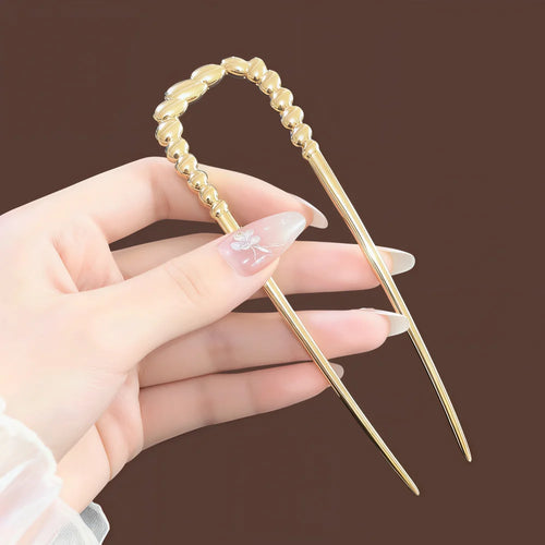 Simple U Shaped Hairpin Metal Hair Sticks U French Hair Clips Pins
