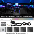 Universal LED Car Ambient Light RGB 64 213 Color Acrylic Strips