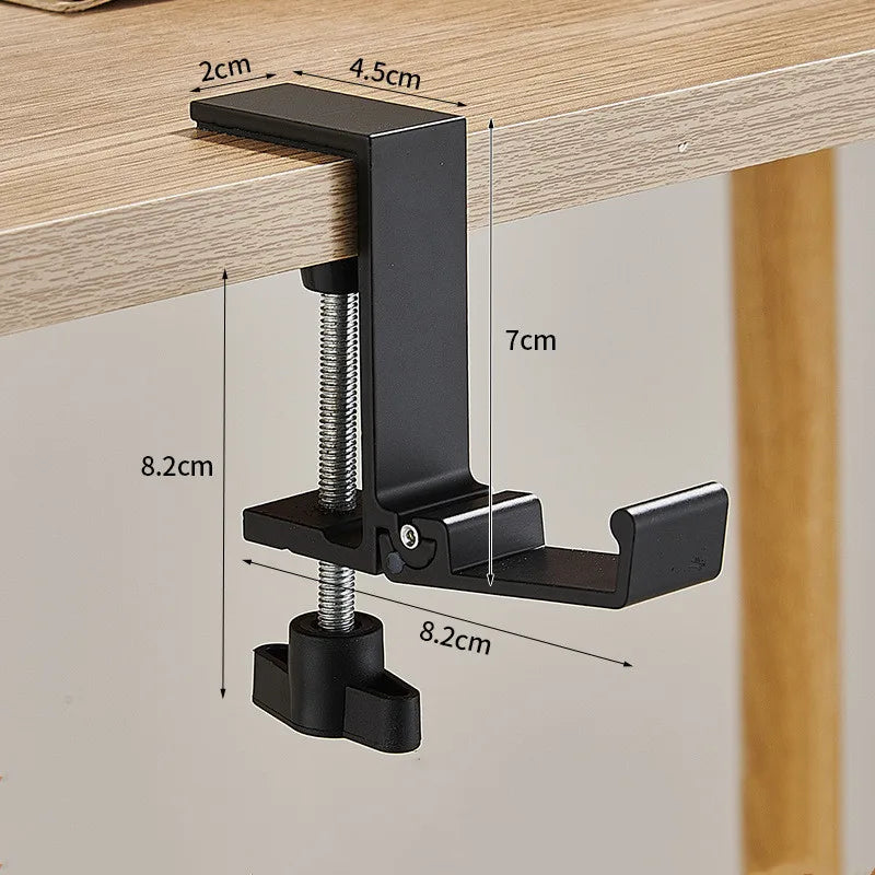 Adjustable Foldable Desk Edge Hook Gaming Headset Desk Hanger