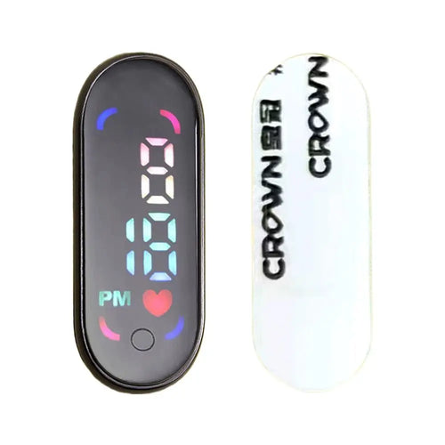 Mini Electric Car Clock LED Movement Touch Waterproof Portable Car