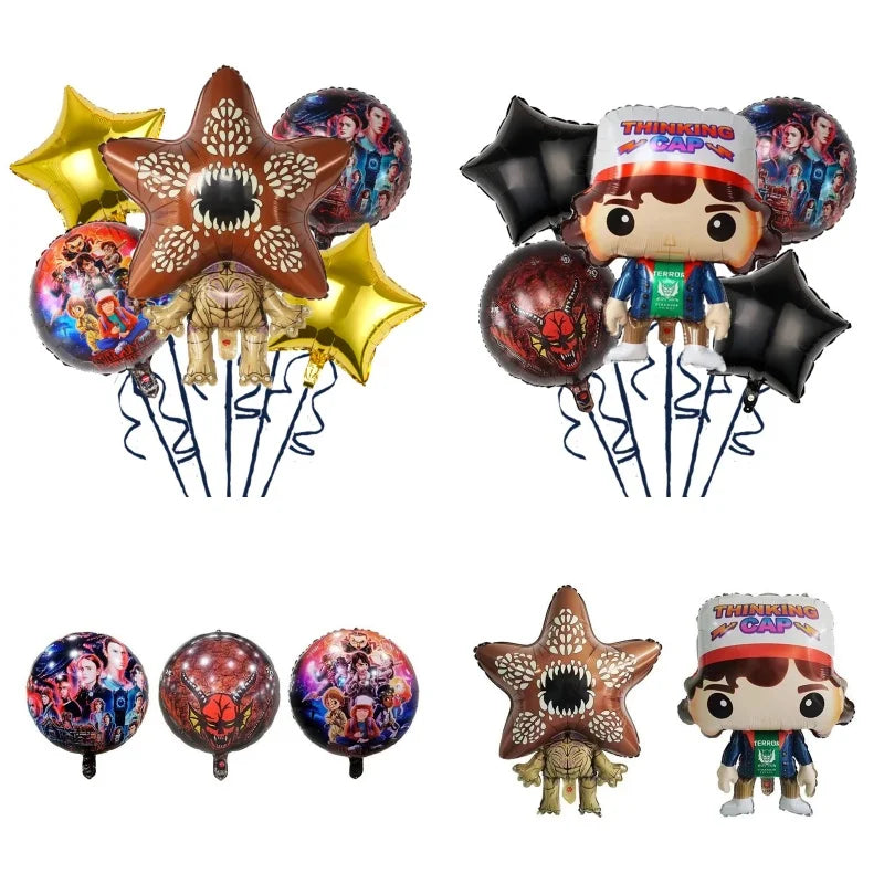 Cartoon Strange Story Foil Balloons Carnivorous Flower Festival