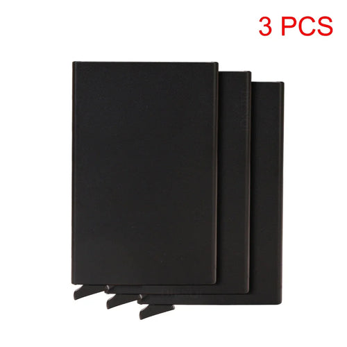 Rfid Metal Credit Card Holder Luxury Men Minimalist Wallet Cardholder