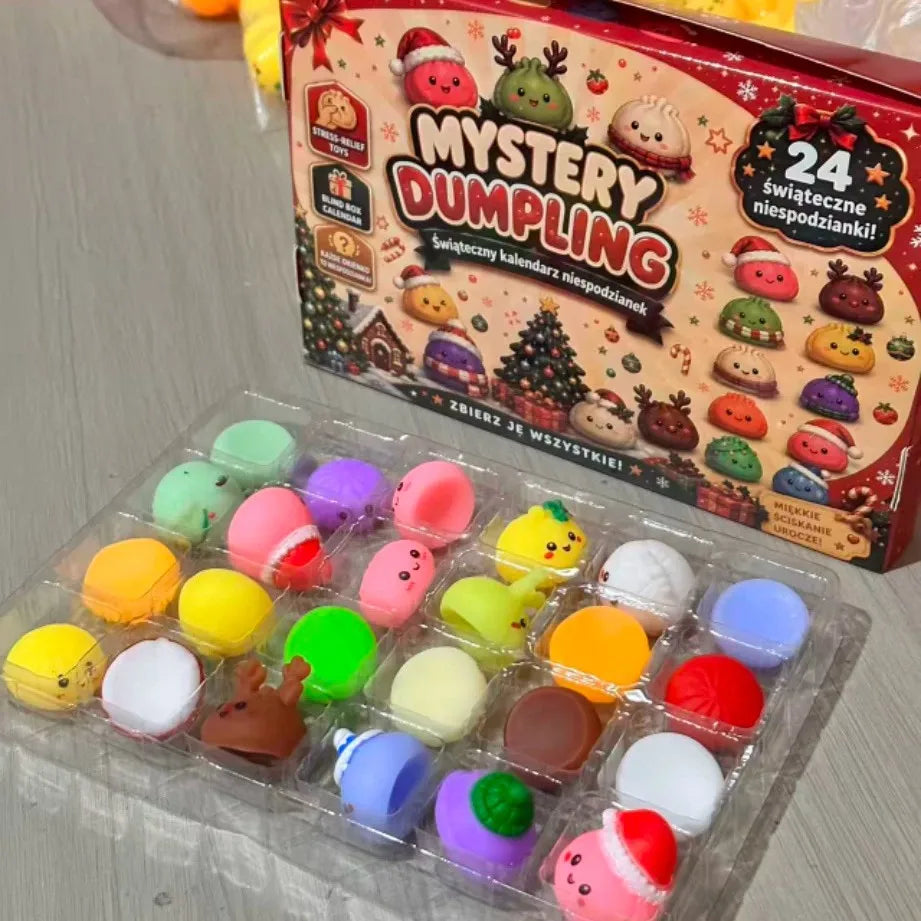 24-Day Soft Mystery Dumpling Advent Calendar Slow Resilience Anxiety