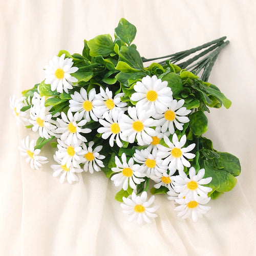 Daisy Artificial Flowers Bouquet 33cm Fake Plants for Home Decor