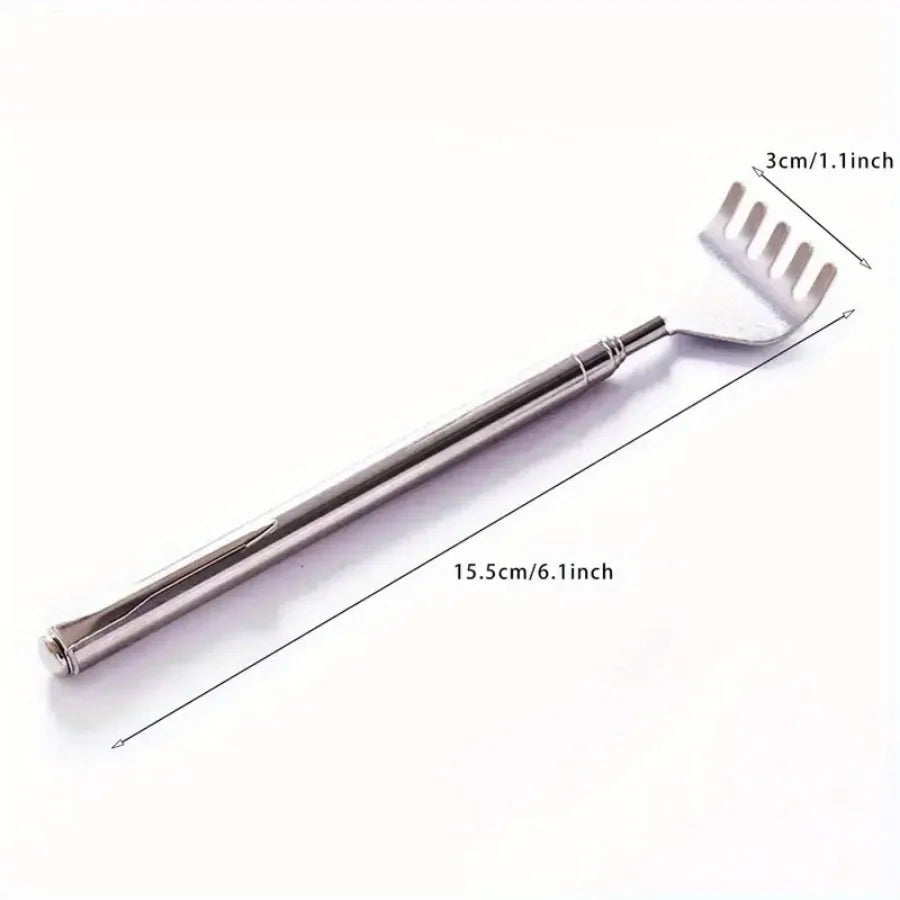 Compact Telescopic Back Massager – Portable Extendable Stainless
