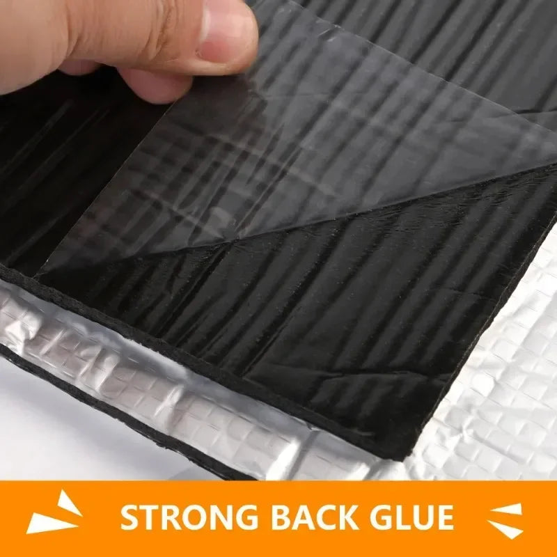 Fireproof Heat and Sound Insulation Mat 200x50cm Acoustic Thermal Mat