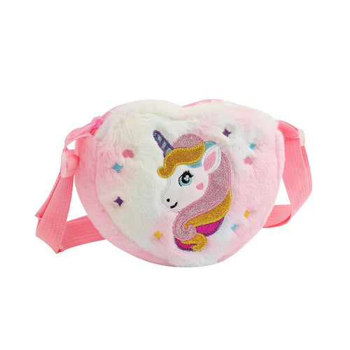 Fashion Sweet Unicorn Handbags For Girls Cute Kid Crossbody Shoulder