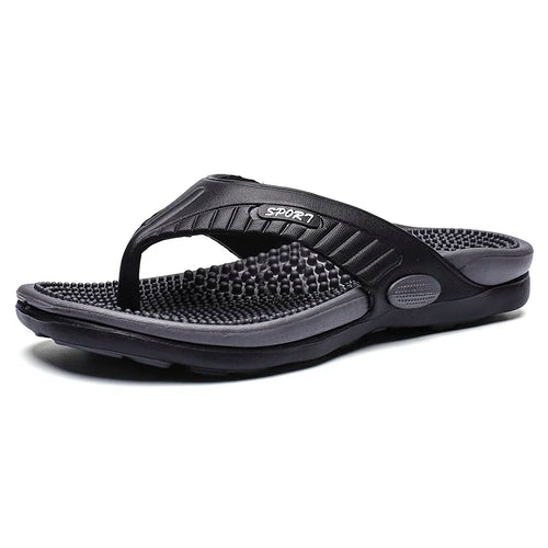 Massage Flip Flops for Men Summer Breathable Beach Shoes Sandals Men