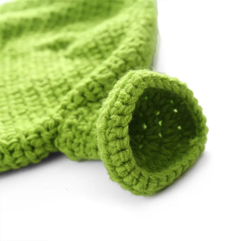 Winter Hats For Women Men Balaclava Monster Shrek Wool Hat Creative