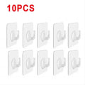 Self-Adhesive Hook Transparent Door Wall Hook Child Heavy