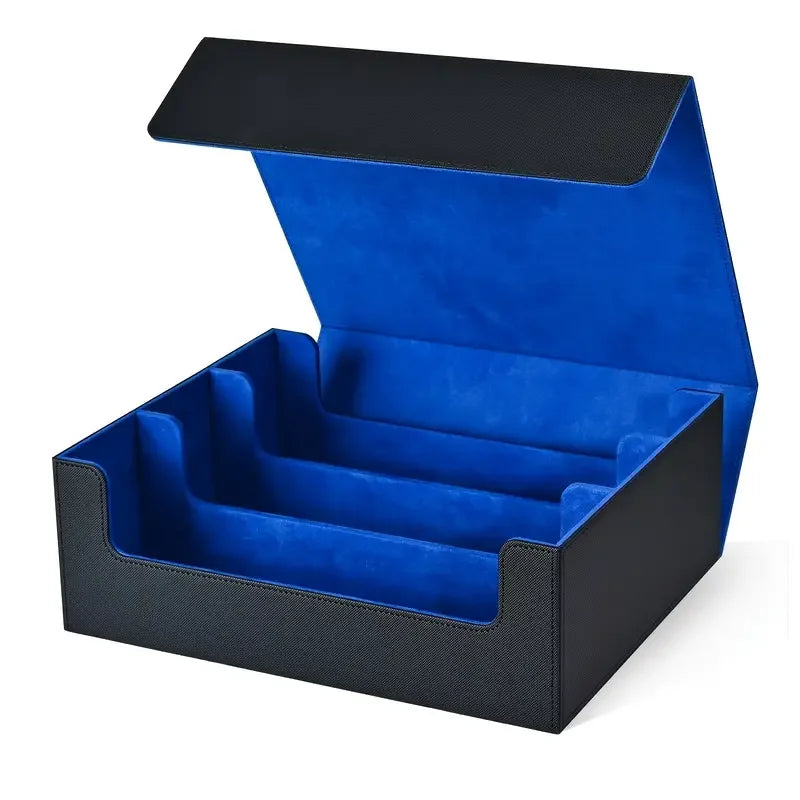 Trading Card Storage Box, Can Hold 1800+ Single Decks, Magnetic