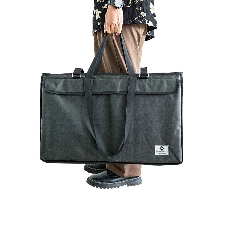 CAMPINGMOON Portable Folding Net Table Storage Bag Multifunctional