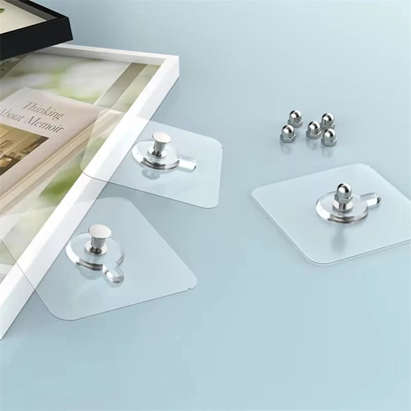 10 Pcs Photo Frame Hooks Storage Rack Screw Holders Door Hanger