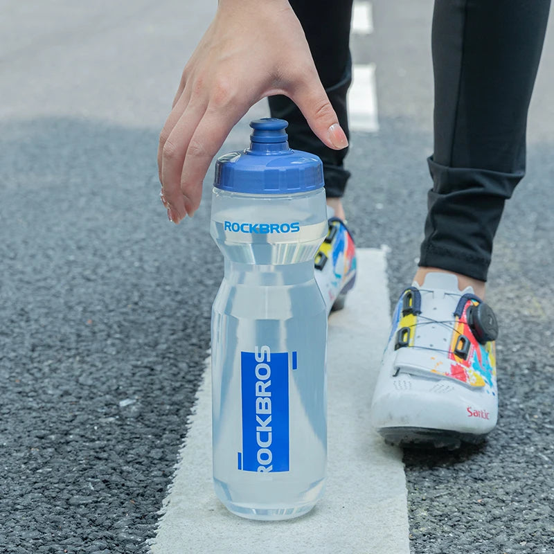 ROCKBROS 750ml Bicycle Water Bottle Plastic Sports Fitness Running