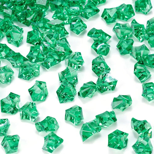 100pcs 11x14mm Crystals Plastic Gems Home Vase Decoration Multi