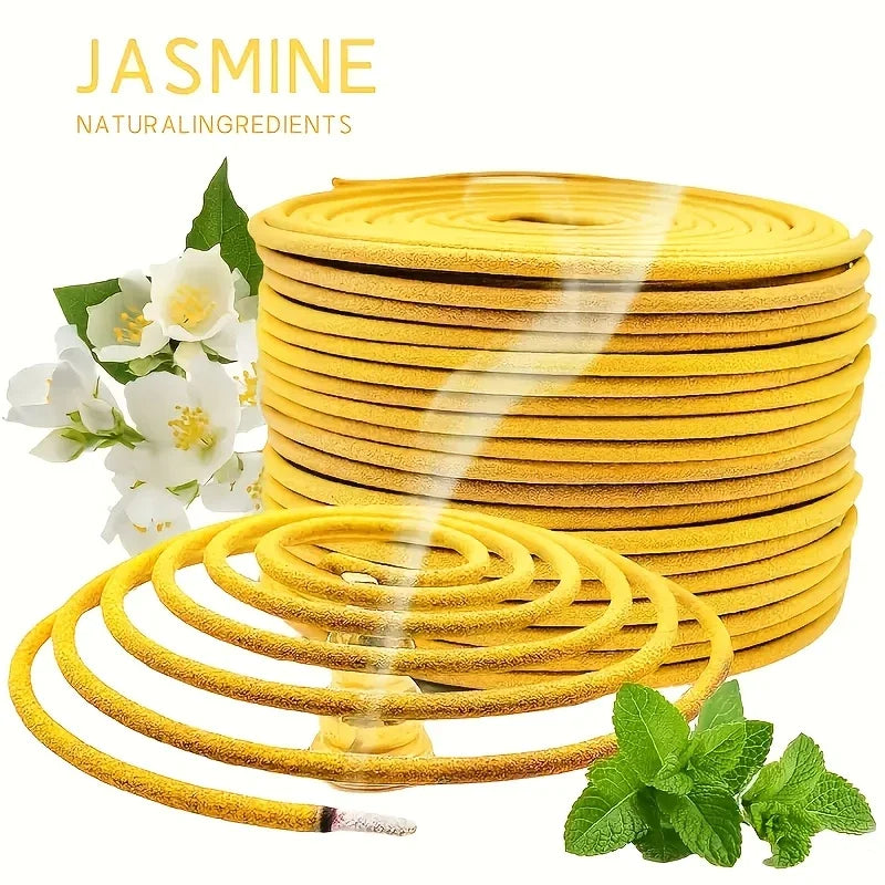 Plant-Derived Jasmine-Scented Spiral Coil Incense