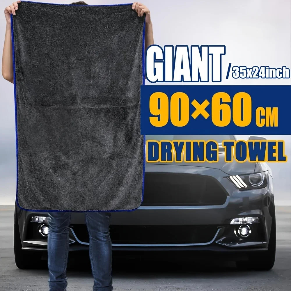 Extra Large Car Drying Towel - Ultra-Absorbent Soft