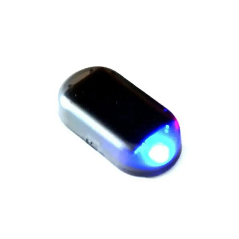 Solar Powered LED Fake Car Alarm Simulated Dummy Security Light