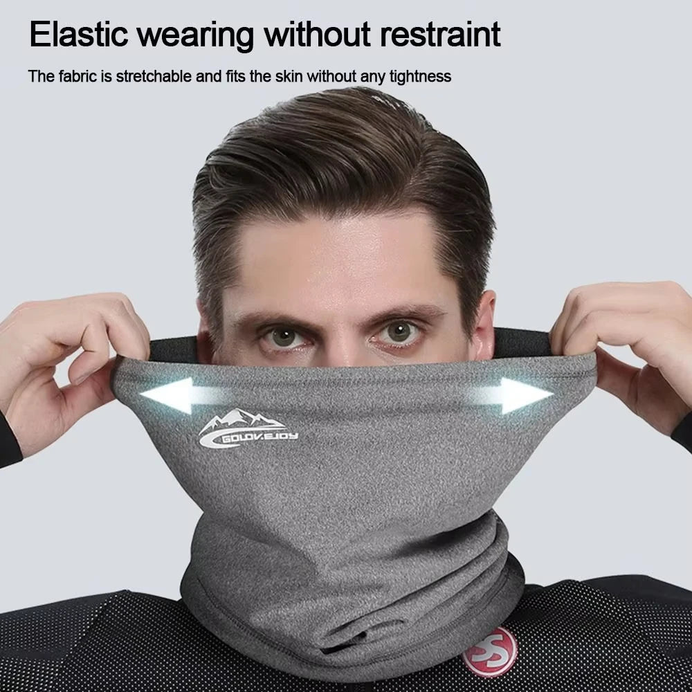 Running Velvet Thermal Neck Warmer Ski Riding Snowboard Scarf Men