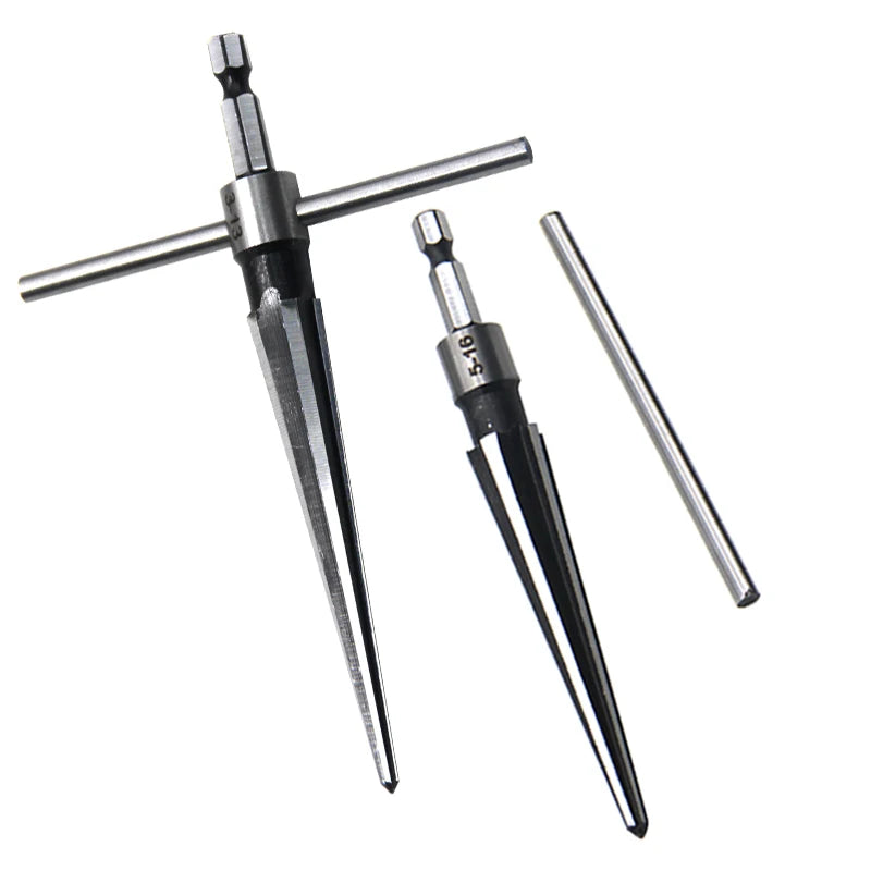 Woodwork Taper Reamer 3-13/5-16mm Wooden Board Electric Drill Hole