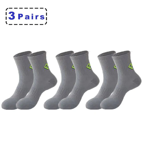 1/3 Pair Of Running Socks For Men And Women, Short Tube Towel Bottom