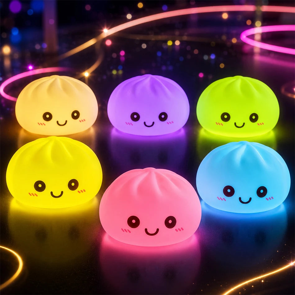 Dumpling Night Lights Glowing Dumplings Desktop Ornament Cute