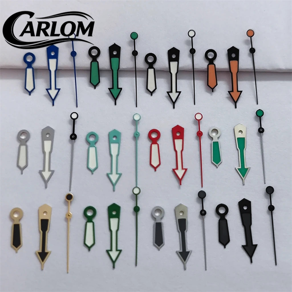 NH Watch Hands For NH35 NH36 NH38 NH39 NH70 Movement Green Luminous