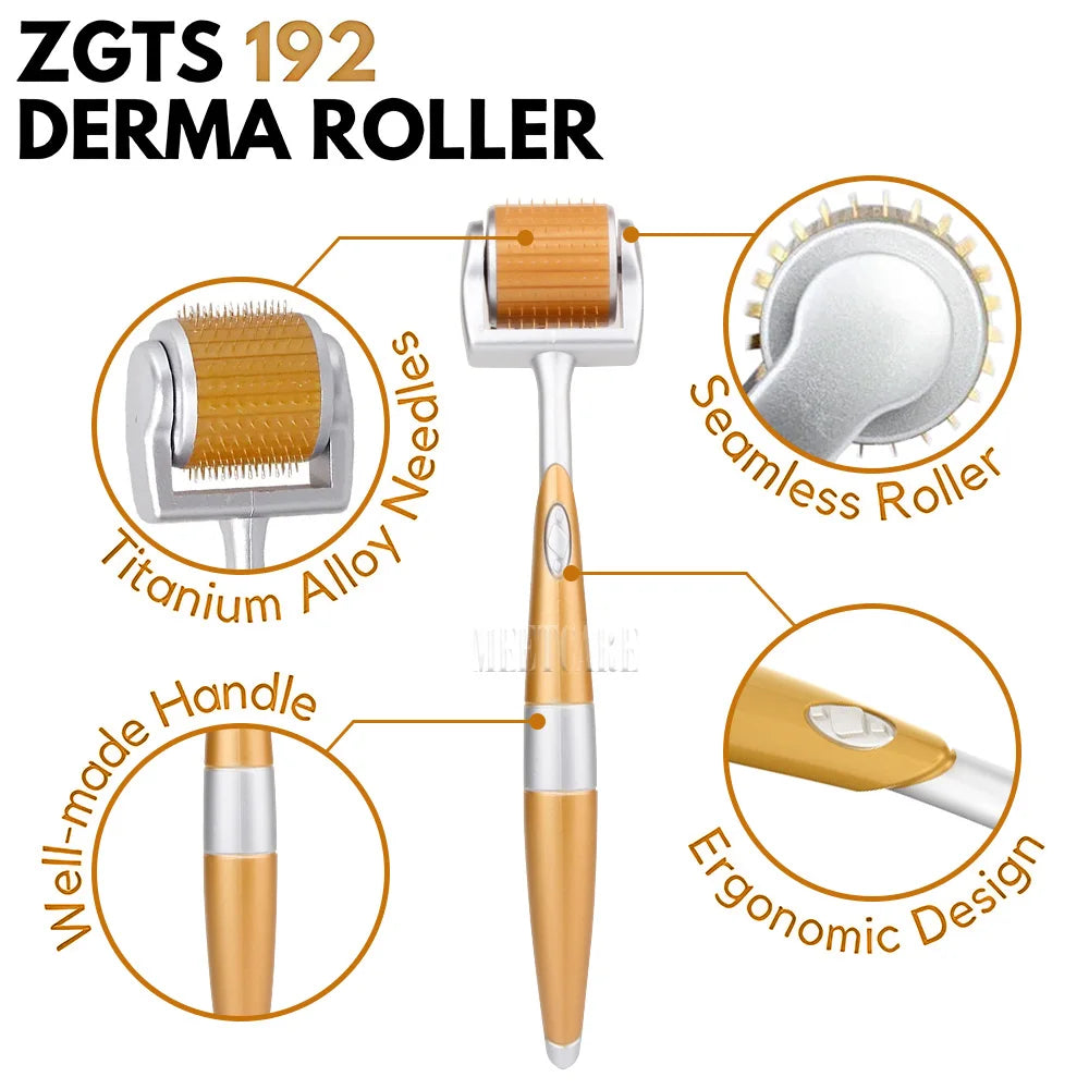 Derma Roller ZGTS 192 Needle Microneedle 0.25mm Dermaroller for Face
