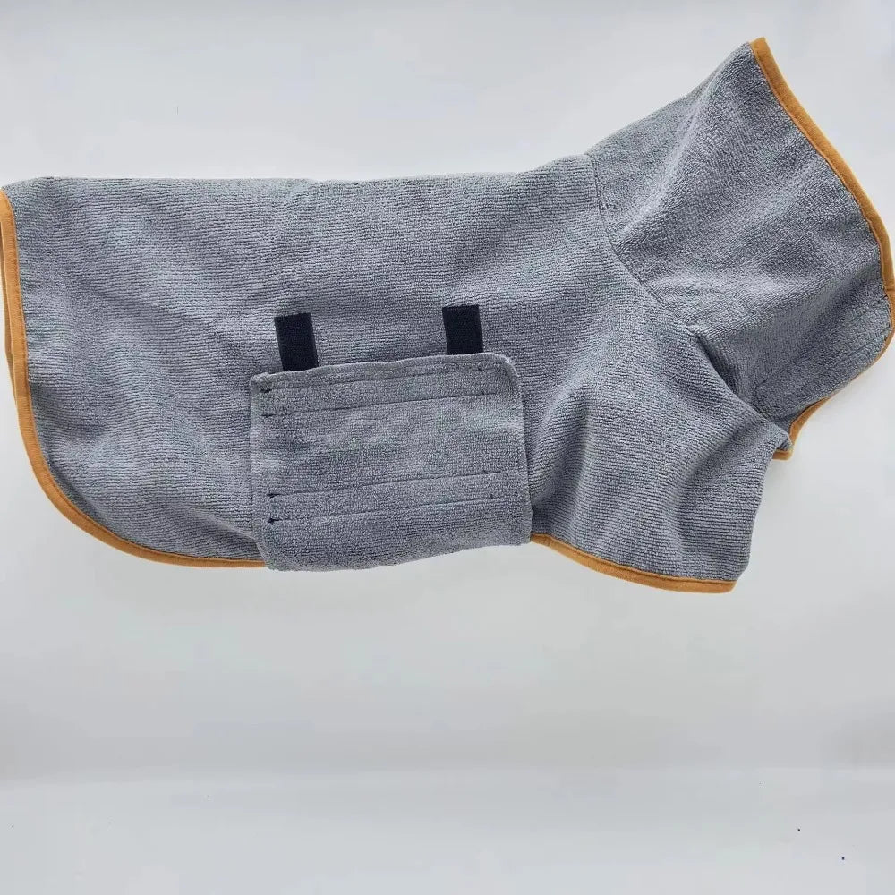 New Dog Bathrobe Absorbent Pet Quick Drying Bath Towel Dog Bath Towel
