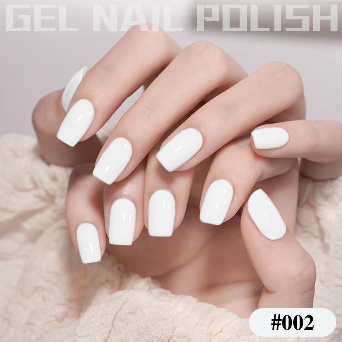 Hassleless 15ml White Gel Nail Polish, French Extension, Requires Uv