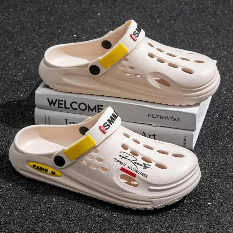 Summer Clogs Sandals 47 Men Clogs EVA Slippers Soft Sole Breathable