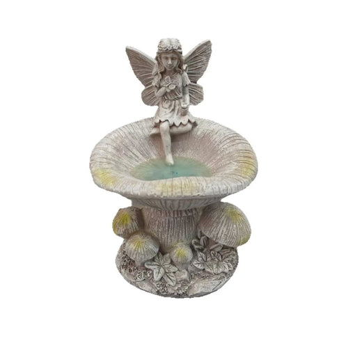 Creative Flower Fairy Solar Night Light Statue Outdoor Waterproof