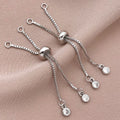Mix 3pcs 18K Copper Plated Real Golden with Zirconium Pull-out