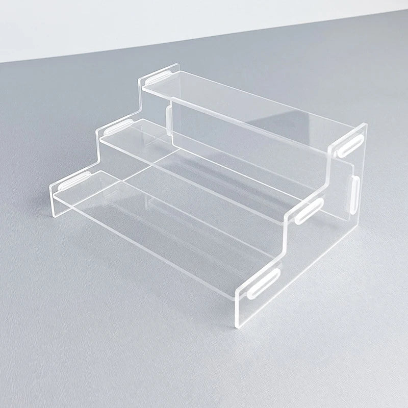 3 Tier Acrylic Display Stand Durable Display Rack For Cupcake Perfume