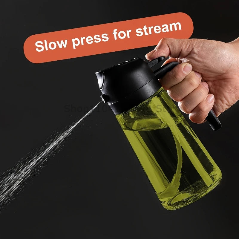 2-in-1 Oil Sprayer Dispenser Olive Oil Dispenser Oil Spray Bottle