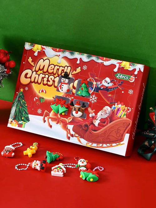 Christmas Advent Calendar Presents Gift Box Decorations Gifts