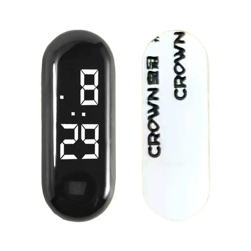 Mini Electric Car Clock LED Movement Touch Waterproof Portable Car