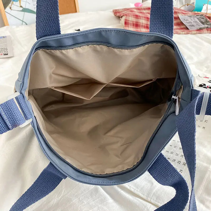 Waterproof Canvas Women Handbags Shoulder Bag Nylon Ladies Messenger
