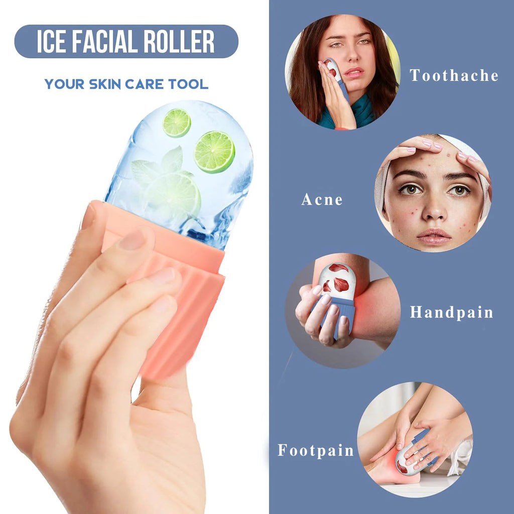 1/3Pcs Facial Cleansing Tool,Heart-Shaped Scraping Tool, Ice Facial