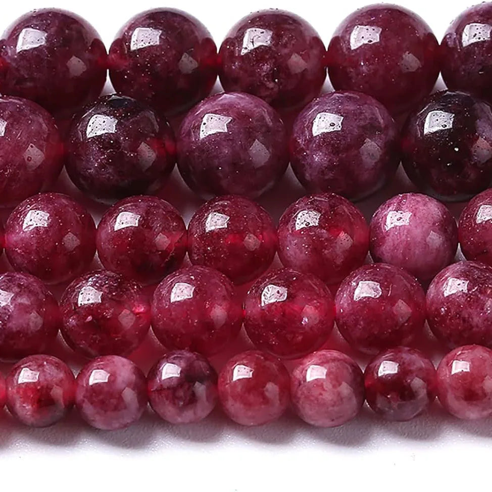 Natural Garnet Round for Jewelry Making, Therapeutic