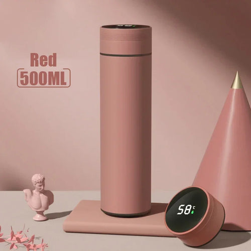 500ML Temperature Display Thermos Cup Stainless Steel Divided Thermos