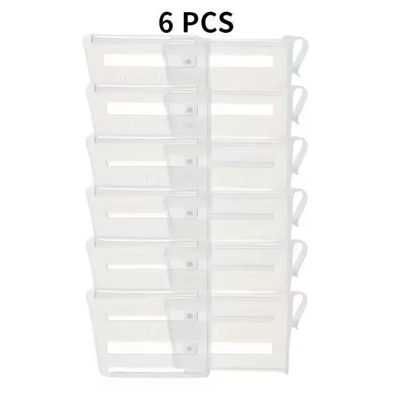 6/12pcs Refrigerator Storage Divider Side Door Storage Partition