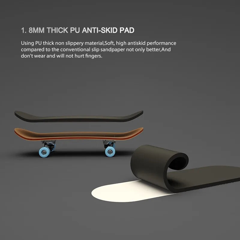Mini Maple Finger Skateboard Desktop Sport Game Fingerboard Toys Mini