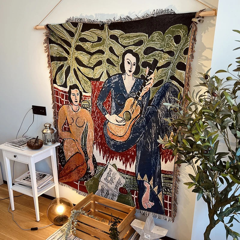 Henri Matisse French Artist Tapestry Blanket Sofa Throw Casual Bed
