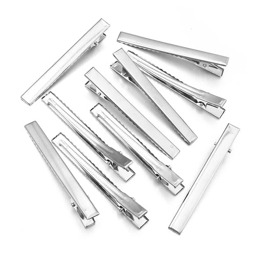 Metal Hair Clips Alligator Clips Hairpins Barrettes For DIY