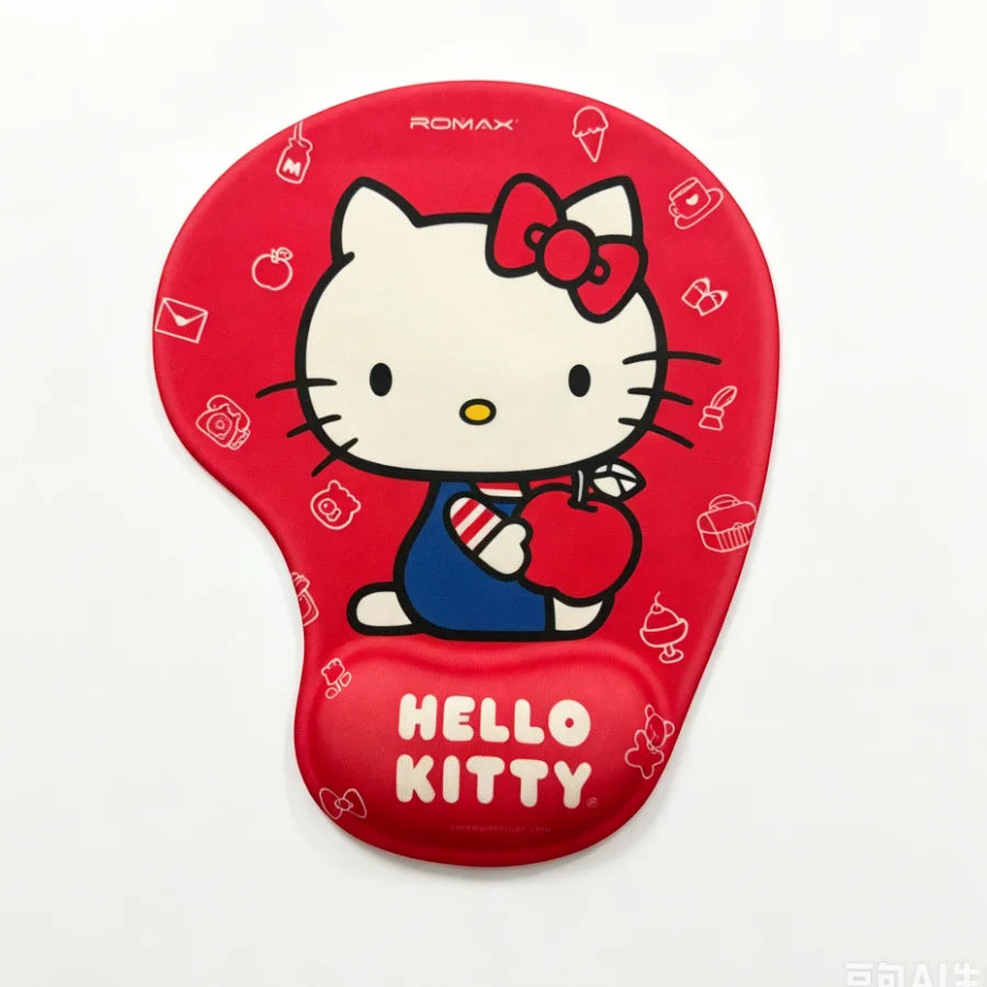 Ergonomic Wrist Rest Mouse Pad Cute Cartoon Silicone Cushion Non Slip