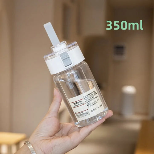 350/550/800/ml Children's School Water Bottle Transparent Water Bottle