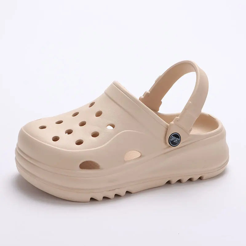 Chunky Platform Clogs Shoes for Women Thick Bottom Non Slip Beach