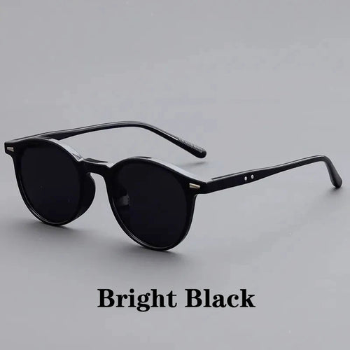 Vintage Round Sunglasses for Women Men Circular Sun Glasses Female