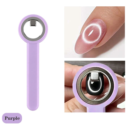 Halo Cat Eye Nail Magnet Ring Magnetic Tool with Handle for Cat Eye